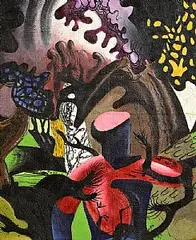 Paul Egestorff, Garden of Eden, oil on canvas