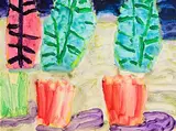 Landscape by William Crozier, 1994, gouache and watercolour on paper, sold Nov 2024