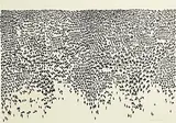 Tain - Army Massing by Louis le Brocquy, 1969, lithograph on Swiftbrook paper - number 61 from an edition of 70, sold Nov 2024