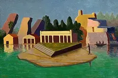 Ciudad al Borde del Lago by Stephen McKenna, 2006, oil on canvas, offered Nov 2024