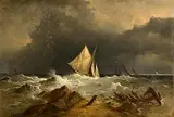 Richard Brydges Beechey, The Approaching Storm, 1864, oil on canvas