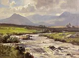 Frank McKelvey, Connemara Landscape, oil on canvas