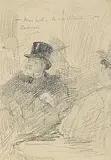 Home Rule by John Butler Yeats, pencil on paper, sold Nov 2024