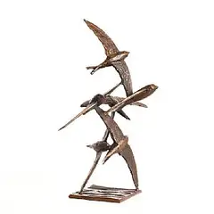 Colm J. Brennan, Flight of Swallows, unique bronze