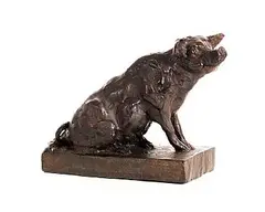 Siobhan Bulfin, Pig, bronze - number 4 from an edition of 9