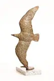 Artic Skua by Oisín Kelly, bronze on granite base, sold Nov 2024