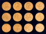 Twelve Tribes by Salvador Dali Spanish, set of 12 bronze medals created by Dali in 1973, in their original wooden case - from a limited edition of 821 (each 5 x, sold Nov 2024