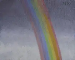 Stephen McKenna, Rainbow, 2015, oil on canvas
