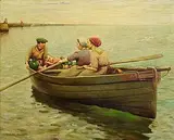 James Calvert Smith, End of the Day, oil on canvas