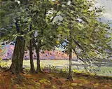 Hans Iten, Belvoir Park, oil on board