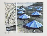 Christo, The Umbrellas, Japan, offset lithograph
