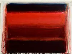 After the Dolmen by Ian Humphreys British, 2021, oil on paper, sold Nov 2024