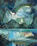 Douglas Hutton, After the Storm, Renvyle, Connemara, 2024, oil on canvas