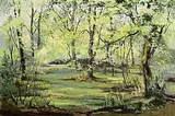 Gretta O'Brien, Ryecourt Wood, oil on canvas