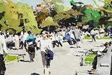 Stephen Cullen, St. Stephen's Green, Dublin, 1998, oil on canvas