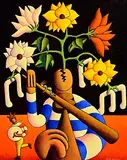 Alan Kenny, Creative Musician, acrylic on canvas