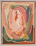 Mainie Jellett, Abstract Composition, gouache on paper