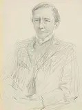 The Gentleman by John Butler Yeats, pencil on paper, sold Sep 2024