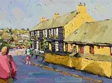 James S. Brohan, The Spaniard, Kinsale, oil on canvas board