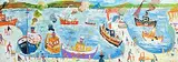 Simeon Stafford, Newlyn Boats, oil on board