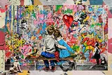 Thierry Guetta, Beautiful Together, 2023, silkscreen - number 59 from an edition of 100