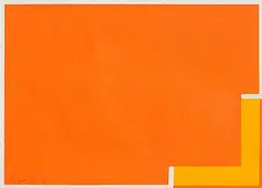 Cecil King, Intrusion, oil on card