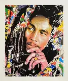 Thierry Guetta, Could We Be Love, 2024, screenprint on archival paper with deckled edges - number 20 from an edition of 79