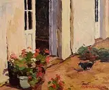 Desmond Hickey, The Open Door, 1992, oil on canvas board