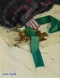 James English, French Collection, oil on canvas board