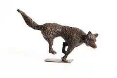 Luka Pacek, Playful Fox, 2024, bronze - number 1 from an edition of 6