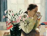 James MacKeown, Morning Light, oil on canvas board