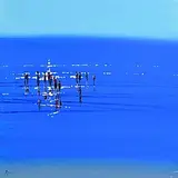 John Morris, Brittas Bay, oil on board