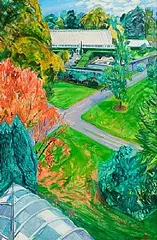Jacqueline Stanley, Autumn Leaves, Farmleigh, 1999, oil on canvas