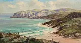 Rowland Hill, Tra na Rossam, Atlantic Drive, Co. Donegal, oil on board