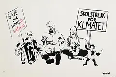 Bambi, Save Our Homo-Sapiens, limited edition silkscreen - artist's proof