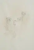 William Harrington, The Conversation, 1991, pen and wash on paper