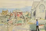 Harry Kernoff, Murphy's Boatyard, Ringsend, Dublin