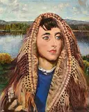 Seán Keating, Woman of Aran, oil on canvas