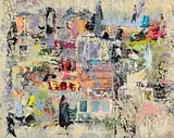 John Kingerlee, The Young Man's Story, 2016, oil and collage on board