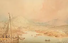 Richard Brydges Beechey, Brandy Hall, Castletown, Berehaven, watercolour on paper