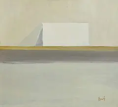 Charles Brady, Envelope, 1982, oil on board