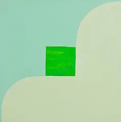 Richard Gorman, Held Green, 2003, oil on linen