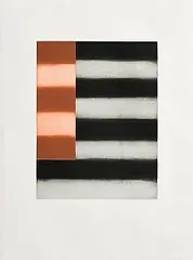 Sean Scully, Enter Six #1, 1998, etching, aquatint in colours on Somerset paper - HC 1/2 aside from a numbered edition of 40