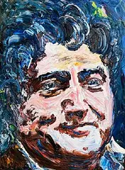 Liam O'Neill, The Borstal Boy, oil on canvas