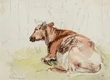 Mildred Anne Butler, Kilmurry, watercolour on paper (second image verso)