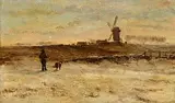 Louis Apol, The Huntsman, 1885, oil on board