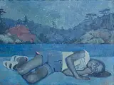 Gareth Reid, Phosphorescence Tonight, 2022, oil on canvas