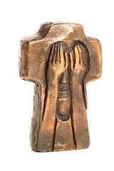 Imogen Stuart, Hands of Peace, bronze - artist's proof