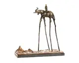 Valentin Bostan, El Elifante de Dali, 2026, bronze on granite base - number 1 from an edition of 2