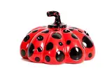 Yayoi Kusama, Red Pumpkin, painted cast resin - published by Benesse Holdings, Inc., Naoshima, Japan (in box)